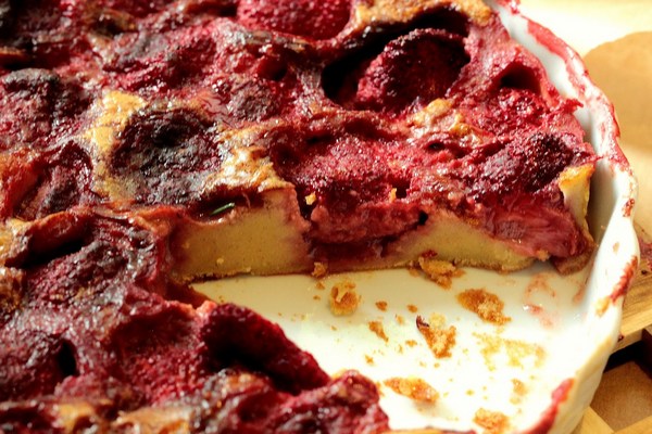 Pieczony, Bezglutenowy Placek z Truskawkami fot. 2