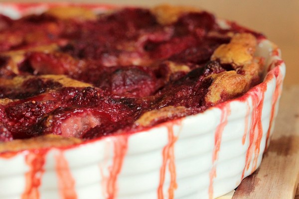 Pieczony, Bezglutenowy Placek z Truskawkami fot. 3