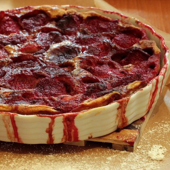 Pieczony, Bezglutenowy Placek z Truskawkami fot. 1