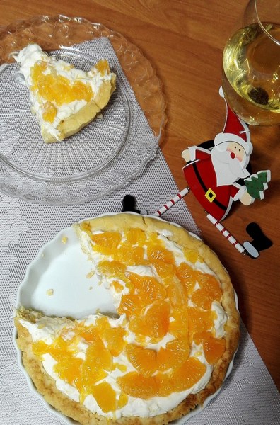 Bezglutenowa Tarta z Mandarynkami i Pomarańczami *z serem kozim fot 2