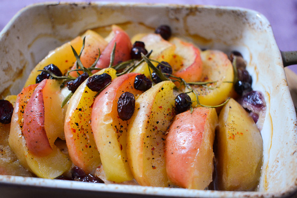 Pieczona pierś z&nbsp;kurczaka w&nbsp;jabłkach i&nbsp;żurawinie 3