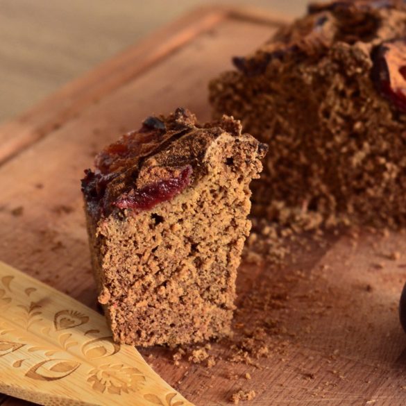 Bezglutenowe ciasto ze&nbsp;śliwkami. Bez glutenu, mleka i jaj. Fot 1