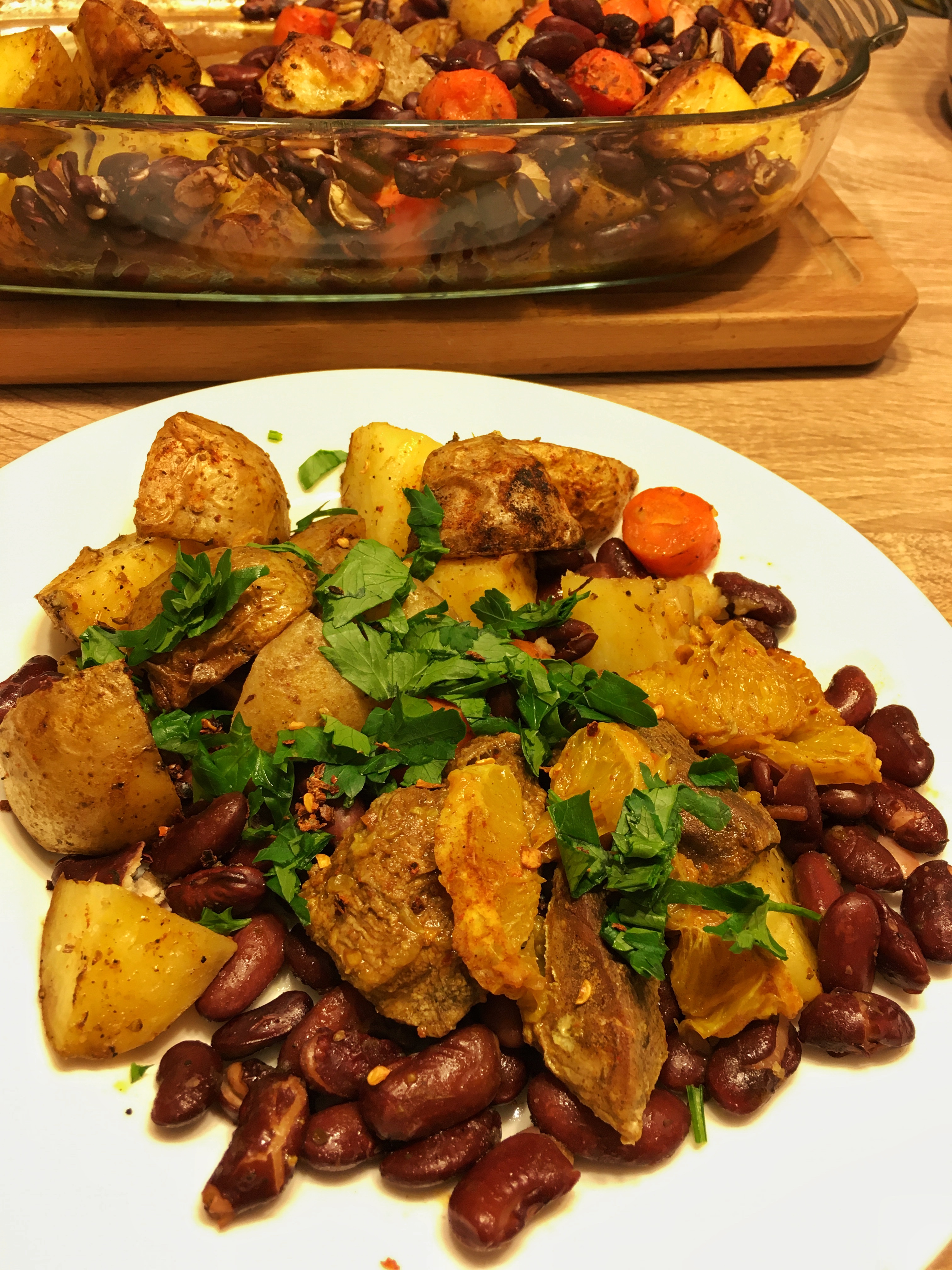 Kaczka w&nbsp;pomarańczach z&nbsp;fasolką, poradnia dietetyczna online, Just Food Therapy, Justyna Krzemińska fot 3